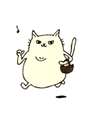 Mr Fat cat sticker #10303618