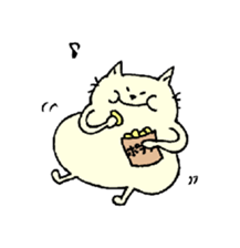 Mr Fat cat sticker #10303619