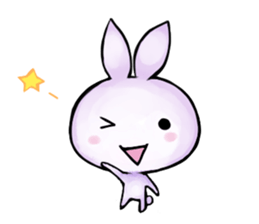 +White Animal Sticker+ sticker #10303875