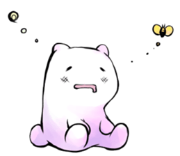 +White Animal Sticker+ sticker #10303887