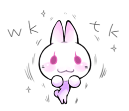 +White Animal Sticker+ sticker #10303899