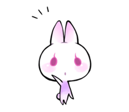 +White Animal Sticker+ sticker #10303900