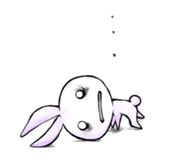 +White Animal Sticker+ sticker #10303903