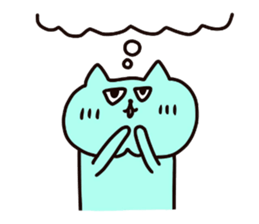 Nyanko who jaw is broken2 sticker #10304289