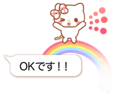 Talkative kitten,Nonko chan sticker #10304347