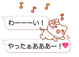 Talkative kitten,Nonko chan sticker #10304355