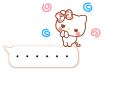 Talkative kitten,Nonko chan sticker #10304366