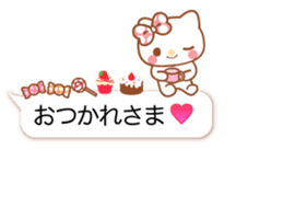 Talkative kitten,Nonko chan sticker #10304382