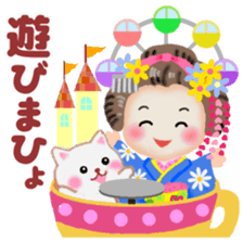 Maikohan in Kyoto spring sticker #10304809