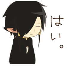 Sideburns! sticker #10305374