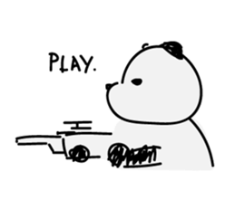 I am panda. sticker #10305427