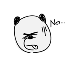 I am panda. sticker #10305429