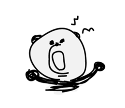 I am panda. sticker #10305430