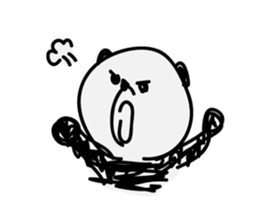 I am panda. sticker #10305435