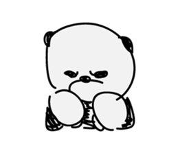 I am panda. sticker #10305437