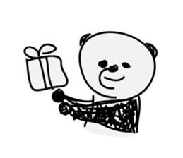 I am panda. sticker #10305438