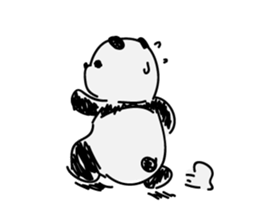 I am panda. sticker #10305439