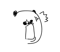 I am panda. sticker #10305441