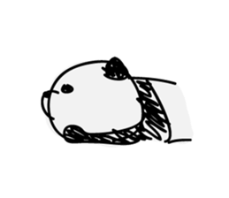 I am panda. sticker #10305445