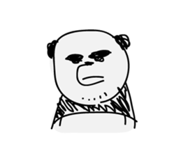 I am panda. sticker #10305446