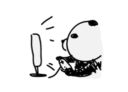 I am panda. sticker #10305447