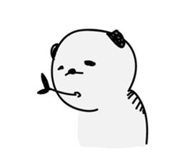 I am panda. sticker #10305452