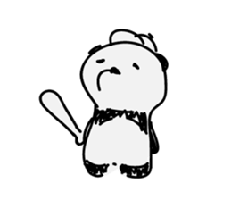 I am panda. sticker #10305453