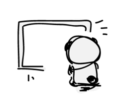 I am panda. sticker #10305455