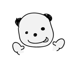 I am panda. sticker #10305461