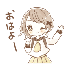 YURUFUWA girls sticker #10305665