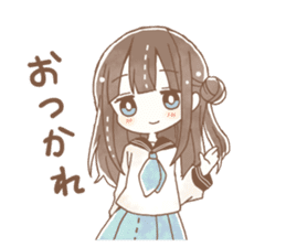 YURUFUWA girls sticker #10305667