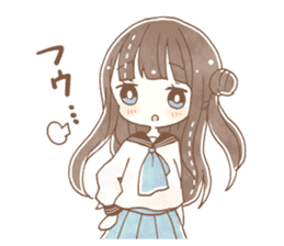 YURUFUWA girls sticker #10305683