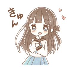 YURUFUWA girls sticker #10305687