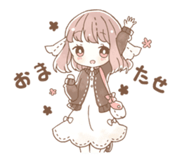 YURUFUWA girls sticker #10305692