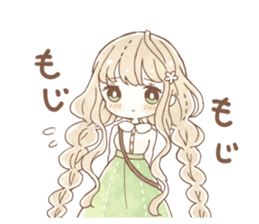 YURUFUWA girls sticker #10305694