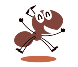 Cheerful Ants sticker #10306516