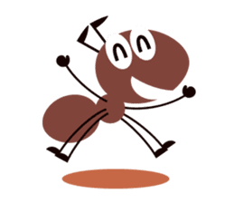 Cheerful Ants sticker #10306516