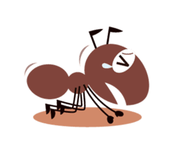 Cheerful Ants sticker #10306517