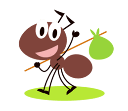 Cheerful Ants sticker #10306518