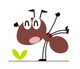 Cheerful Ants sticker #10306528