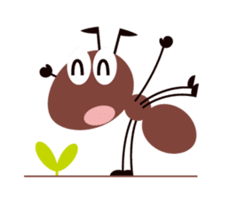Cheerful Ants sticker #10306528