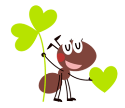 Cheerful Ants sticker #10306529