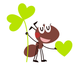 Cheerful Ants sticker #10306529