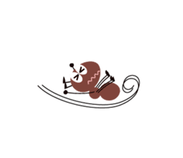 Cheerful Ants sticker #10306531