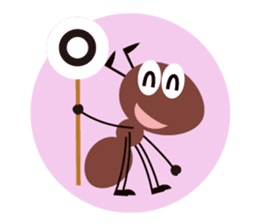 Cheerful Ants sticker #10306533