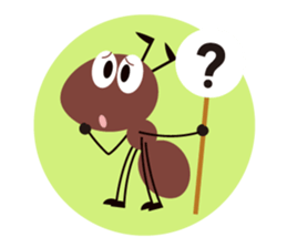 Cheerful Ants sticker #10306534