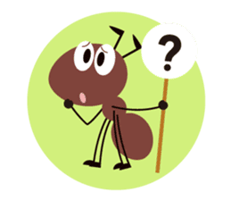 Cheerful Ants sticker #10306534