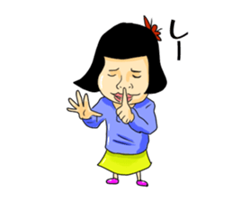 girl's mind TAEKO-chan2 sticker #10306587