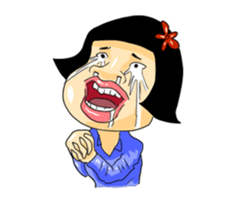 girl's mind TAEKO-chan2 sticker #10306598