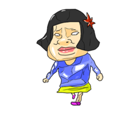 girl's mind TAEKO-chan2 sticker #10306620